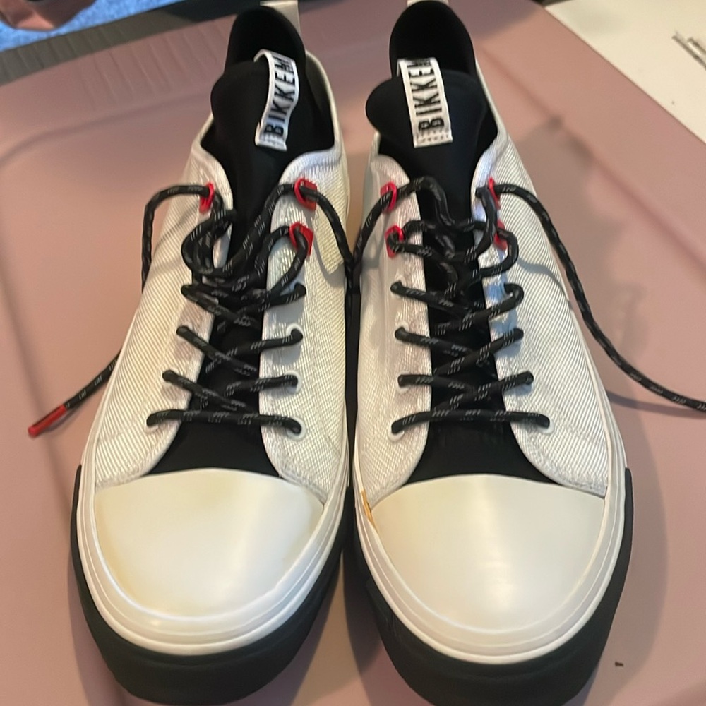 Bikkembergs Black and White Men's Sneakers Sz 12.5